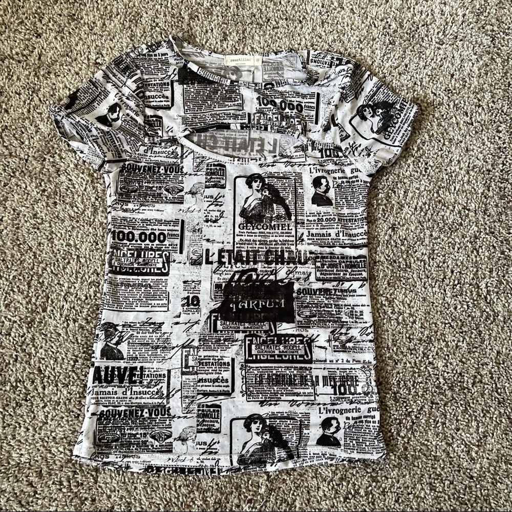 Sheer Magazine Shirt